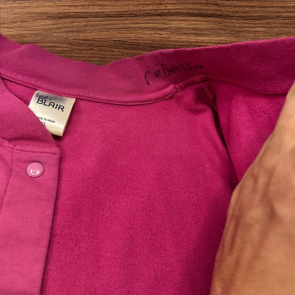 Blair Floral Print Snap Front Cardigan Jacket Rose Design XL - Picture 8 of 8